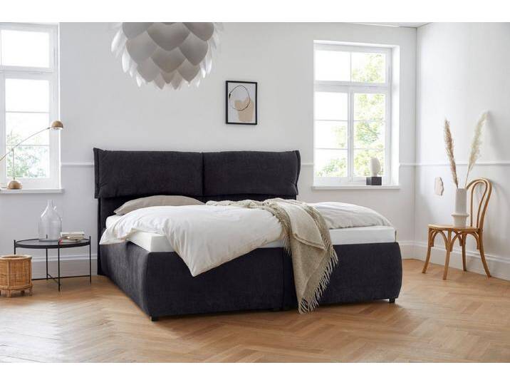 andas Polsterbett Jenson, als Bettgestell oder mit 3 Matratzenarten und Härtegraden, grau, mit Einbaurahmen und Tonnentaschenfederkern-Matratzen, Tonnentaschen-Federkernmatratze andas Polsterbett Jenson, als Bettgestell oder mit 3 Matratzenarten und Härtegraden, grau, mit Einbaurahmen und Tonnentaschenfederkern-Matratzen, Tonnentaschen-Federkernmatratze von andas