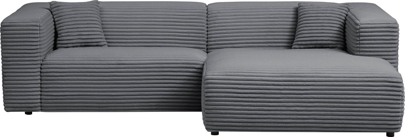 andas Polsterecke BAKELS, Ecksofa-Set mit Hocker, L-Form mit Schlaffunktion, Ecksofa-Set (incl. Hocker) im trendigen Megacord von andas