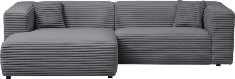 andas Polsterecke BAKELS, Ecksofa-Set mit Hocker, L-Form mit Schlaffunktion, Ecksofa-Set (incl. Hocker) im trendigen Megacord von andas