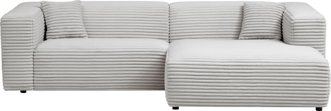 andas Polsterecke BAKELS, Ecksofa-Set mit Hocker, L-Form mit Schlaffunktion, Ecksofa-Set (incl. Hocker) im trendigen Megacord von andas