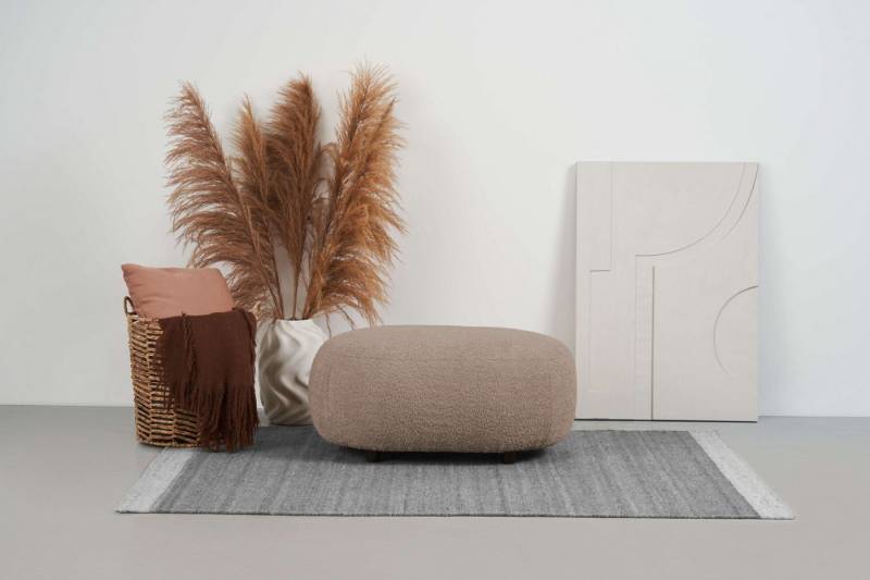 andas Polsterhocker Ostrup, schlichtes modernes Design, in verschiedenen Farben von andas