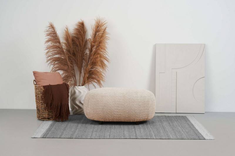 andas Polsterhocker Ostrup, schlichtes modernes Design, in verschiedenen Farben von andas