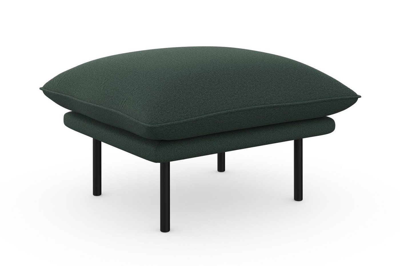 andas Polsterhocker Stine, Besonderes Design durch Kissenoptik und Keder, by Morten Georgsen andas Polsterhocker Stine, Besonderes Design durch Kissenoptik und Keder, by Morten Georgsen von andas