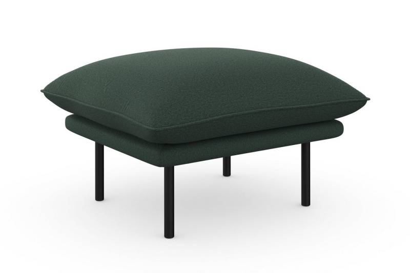 andas Polsterhocker Stine, Besonderes Design durch Kissenoptik und Keder, by Morten Georgsen von andas
