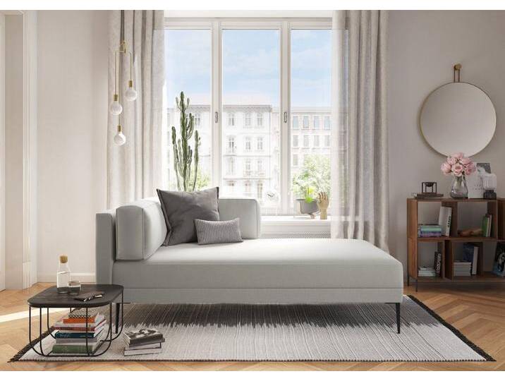 andas Recamiere Bihult, Armlehne links oder rechts bestellbar, beige, natur von andas