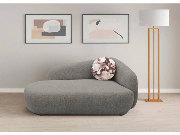 andas Recamiere Björnar incl. Wende-Zierkissen: Blumenmuster, bzw. uni, Federkern, Armlehne links oder rechts wählbar, B/T/H: 183/105/75 cm, grau andas Recamiere Björnar incl. Wende-Zierkissen: Blumenmuster, bzw. uni, Federkern, Armlehne links oder rechts wählbar, B/T/H: 183/105/75 cm, grau von andas