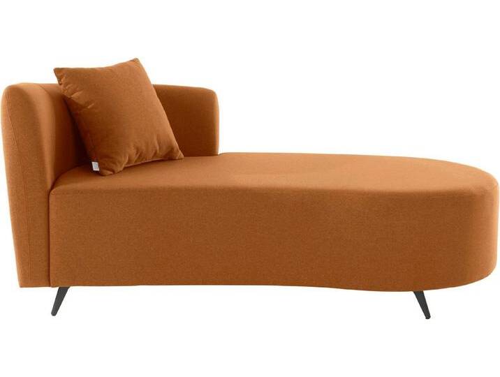 andas Recamiere Hulby, goldfarben, ohne Hocker, kupfer von andas
