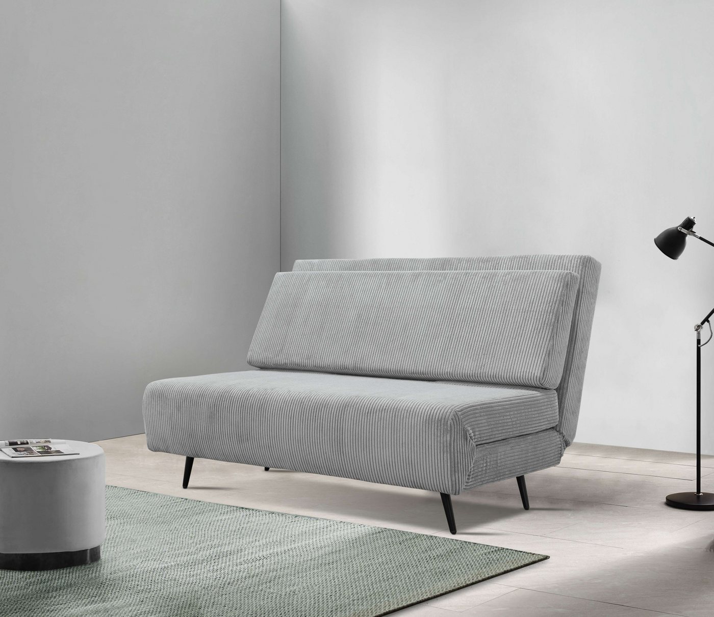 andas Schlafsofa Linnea, Daybed mit aufklappbarer Liegefläche, in Webstoff, Veloursstoff, Cord andas Schlafsofa Linnea, Daybed mit aufklappbarer Liegefläche, in Webstoff, Veloursstoff, Cord von andas