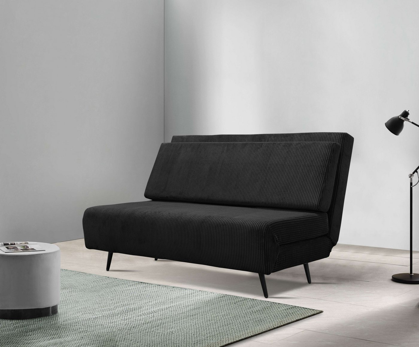 andas Schlafsofa Linnea, Daybed mit aufklappbarer Liegefläche, in Webstoff, Veloursstoff, Cord andas Schlafsofa Linnea, Daybed mit aufklappbarer Liegefläche, in Webstoff, Veloursstoff, Cord von andas