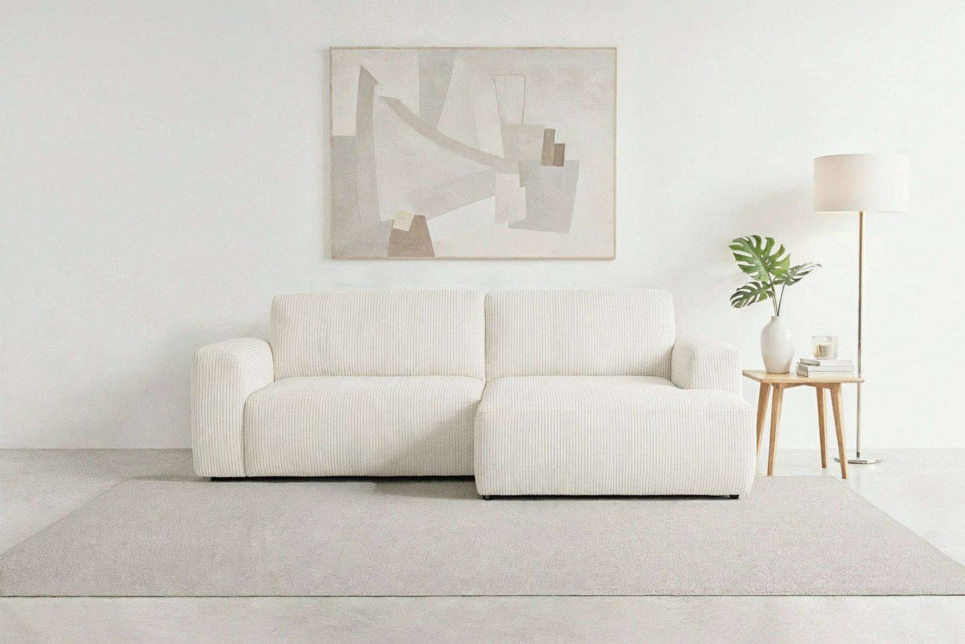 andas Schlafsofa Noord Schlafecksofa, Breite 250 cm, Cord, Struktur, Webstoff, mit Wellenunterfederung, Massivholzrahmen andas Schlafsofa Noord Schlafecksofa, Breite 250 cm, Cord, Struktur, Webstoff, mit Wellenunterfederung, Massivholzrahmen von andas