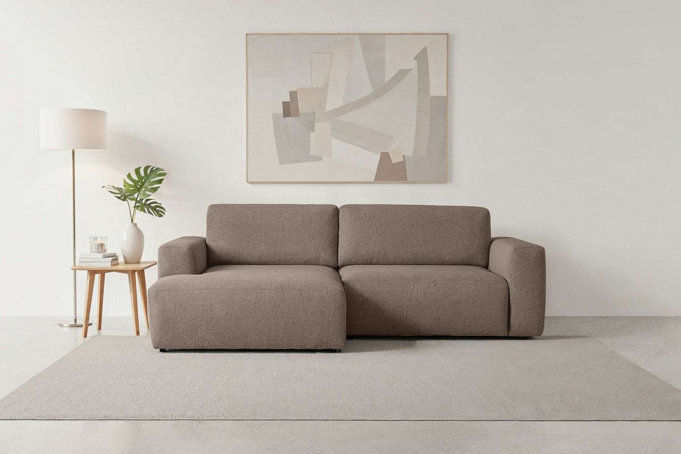 andas Schlafsofa Noord Schlafecksofa, Breite 250 cm, Cord, Struktur, Webstoff, mit Wellenunterfederung, Massivholzrahmen andas Schlafsofa Noord Schlafecksofa, Breite 250 cm, Cord, Struktur, Webstoff, mit Wellenunterfederung, Massivholzrahmen von andas