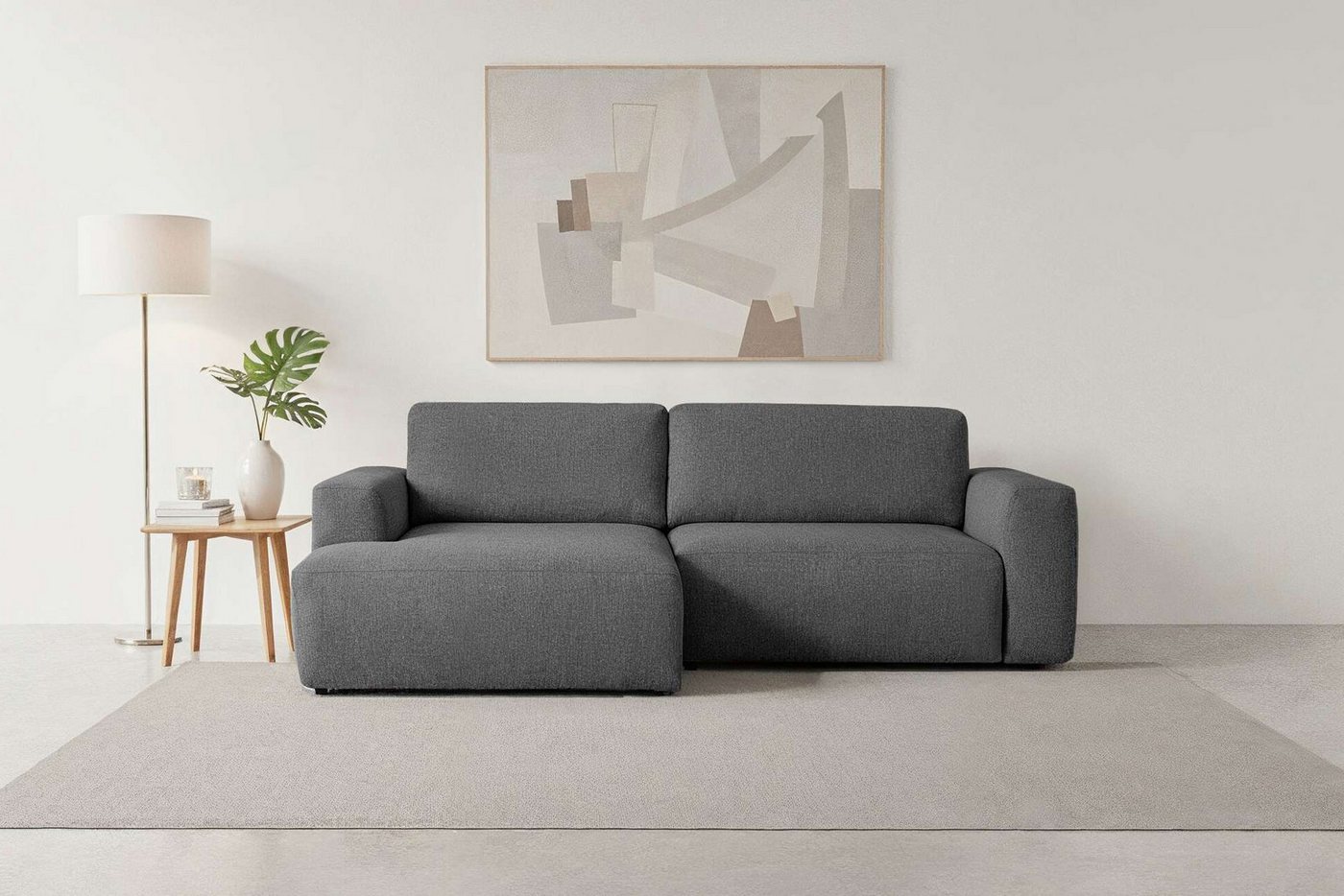 andas Schlafsofa Noord Schlafecksofa, Breite 250 cm, Cord, Struktur, Webstoff, mit Wellenunterfederung, Massivholzrahmen andas Schlafsofa Noord Schlafecksofa, Breite 250 cm, Cord, Struktur, Webstoff, mit Wellenunterfederung, Massivholzrahmen von andas