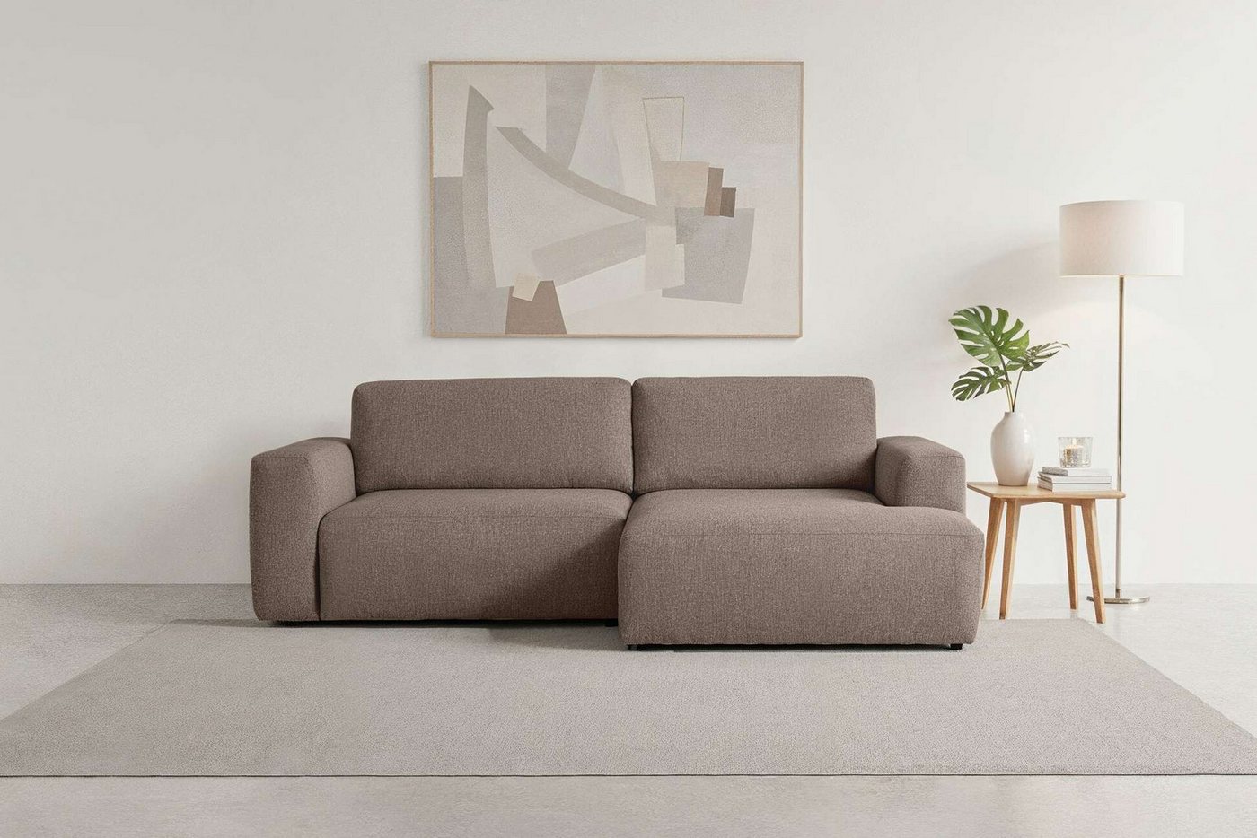 andas Schlafsofa Noord Schlafecksofa, Breite 250 cm, Cord, Struktur, Webstoff, mit Wellenunterfederung, Massivholzrahmen andas Schlafsofa Noord Schlafecksofa, Breite 250 cm, Cord, Struktur, Webstoff, mit Wellenunterfederung, Massivholzrahmen von andas