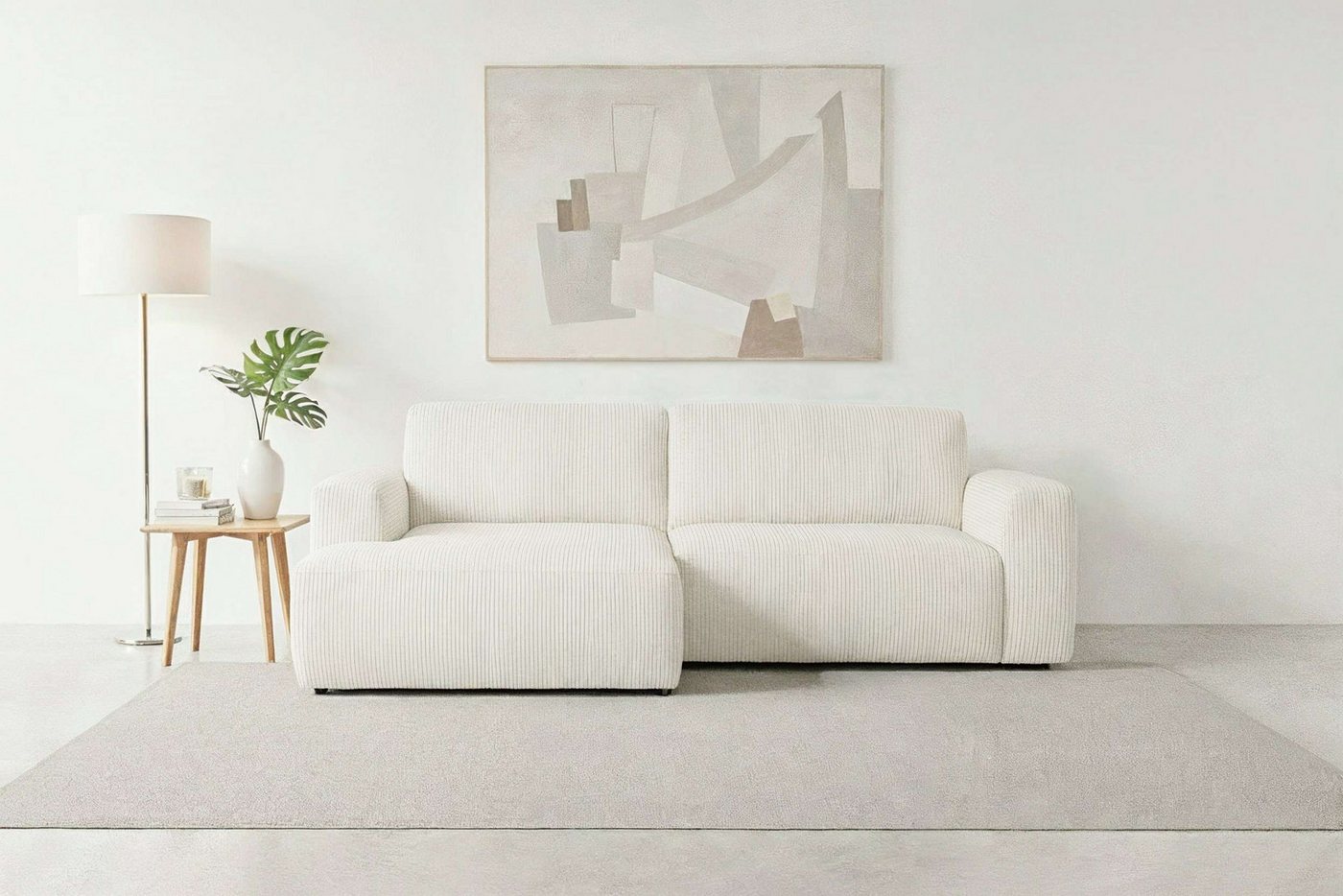 andas Schlafsofa Noord Schlafecksofa, Breite 250 cm, Cord, Struktur, Webstoff, mit Wellenunterfederung, Massivholzrahmen andas Schlafsofa Noord Schlafecksofa, Breite 250 cm, Cord, Struktur, Webstoff, mit Wellenunterfederung, Massivholzrahmen von andas