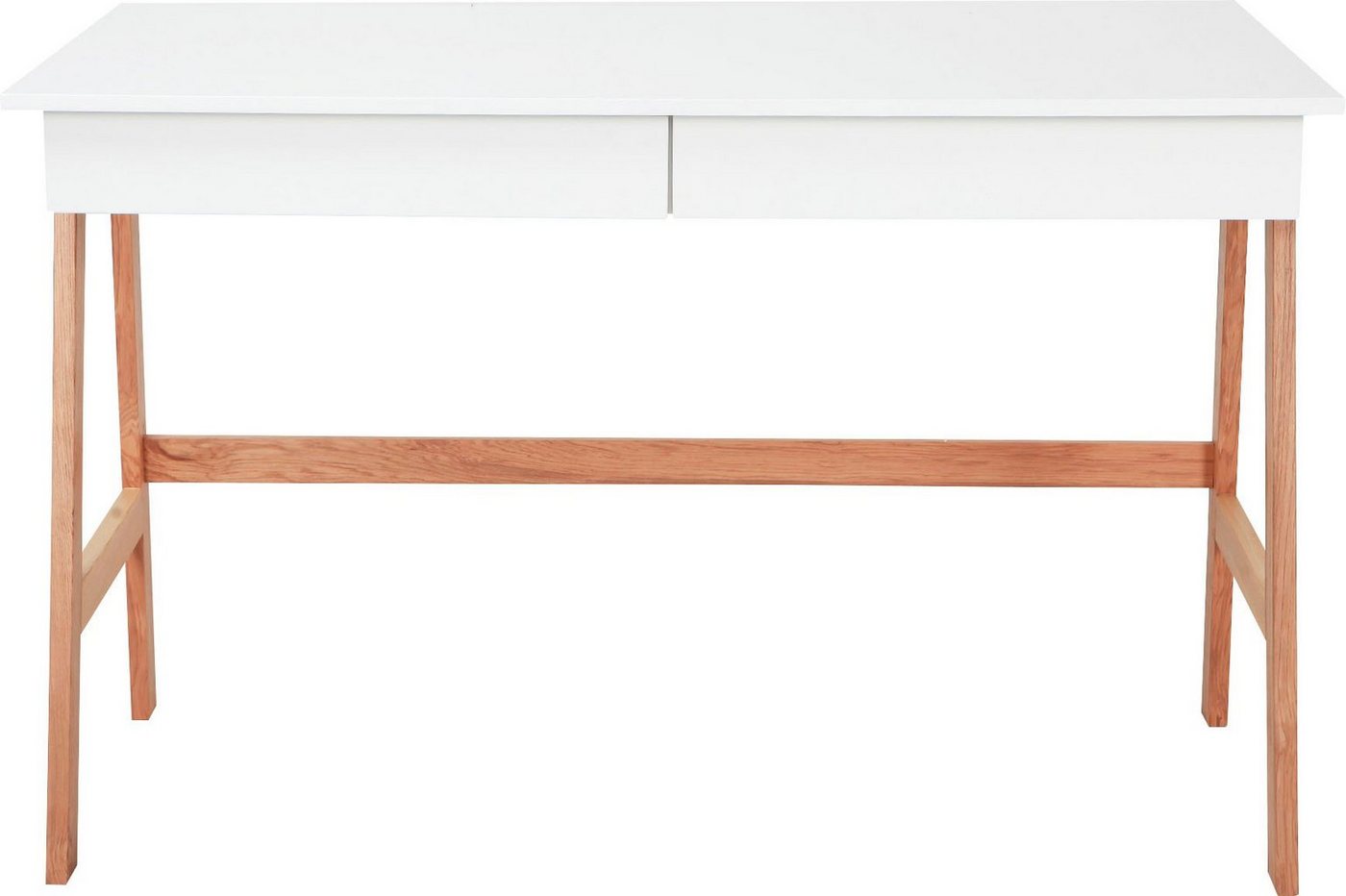 andas Schreibtisch Herdis, mit 2 grifflosen Schubladen andas Schreibtisch Herdis, mit 2 grifflosen Schubladen von andas