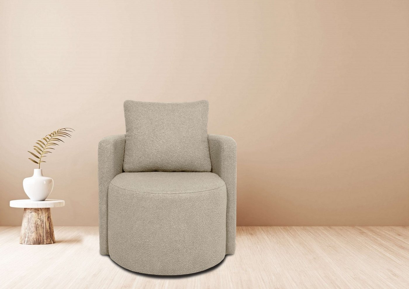 andas Sessel, mit wendbarem Rückenkissen, auch in recyceltem Stoff erhältlich andas Sessel, mit wendbarem Rückenkissen, auch in recyceltem Stoff erhältlich von andas