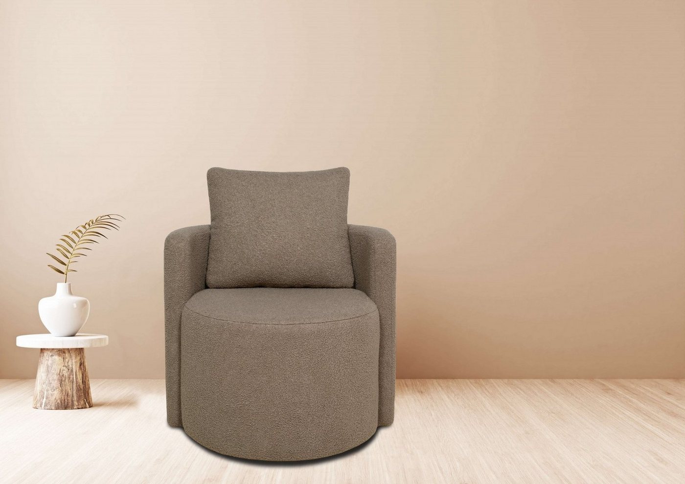 andas Sessel, mit wendbarem Rückenkissen, auch in recyceltem Stoff erhältlich andas Sessel, mit wendbarem Rückenkissen, auch in recyceltem Stoff erhältlich von andas