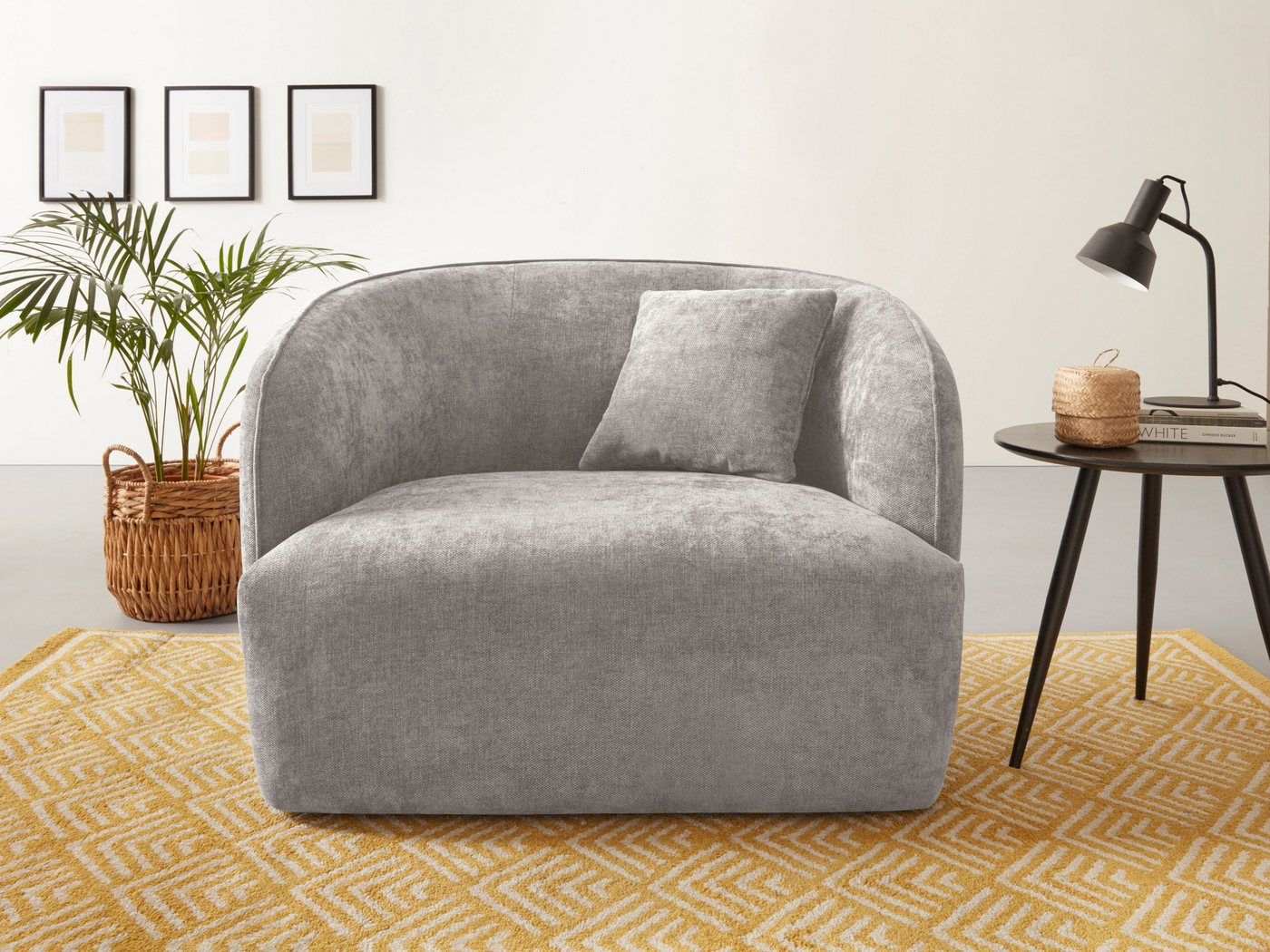 andas Sessel Knautschzone, auch mit Bouclé-Bezug andas Sessel Knautschzone, auch mit Bouclé-Bezug von andas