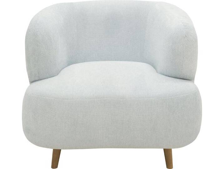 andas Sessel Tistam, Formschöner Polstersessel, perfektes Einzelstück, organische Form, blau, hellblau andas Sessel Tistam, Formschöner Polstersessel, perfektes Einzelstück, organische Form, blau, hellblau von andas