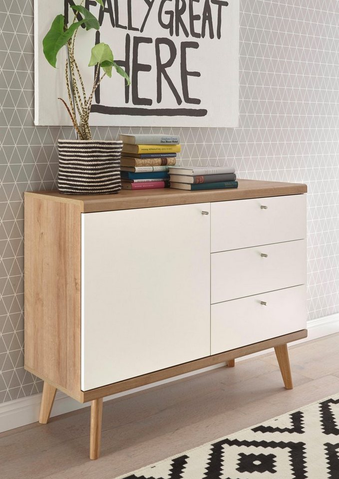 andas Sideboard Merle, Scandi Design, Breite 107 cm von andas