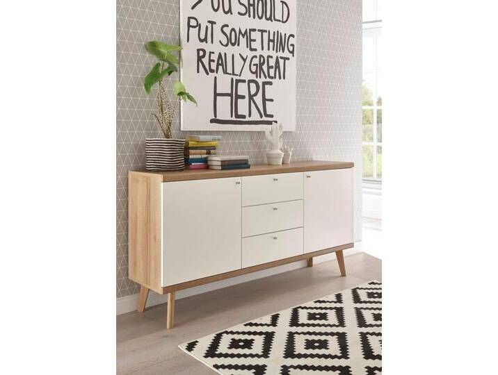 andas Sideboard Merle, im skandinavischen Design, Breite 160 cm, braun von andas