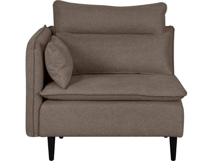 andas Sofa-Eckelement ALVIK, Modul- zum eigenen Zusammenstellen; links, rechts wählbar, braun, Eckteil links, taupe andas Sofa-Eckelement ALVIK, Modul- zum eigenen Zusammenstellen; links, rechts wählbar, braun, Eckteil links, taupe von andas