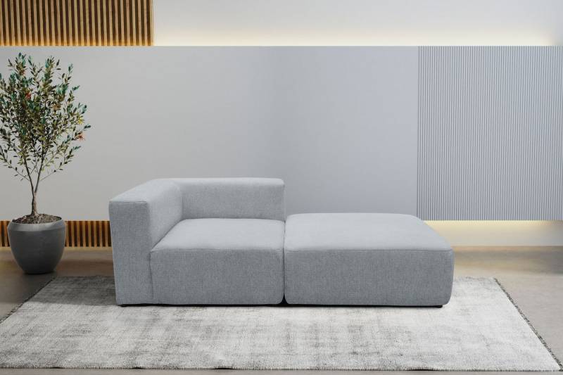 andas Sofa-Eckelement Utvik bestehend aus Eckelement und Hocker, als Modul oder separat verwendbar von andas