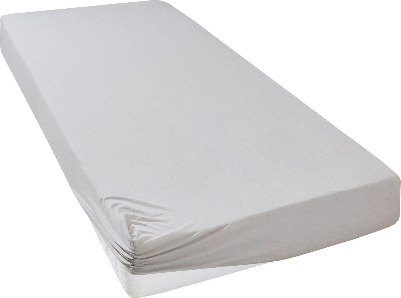 andas Spannbettlaken Greta in Gr. 90x200, 140x200 oder 180x200 cm, Jersey, Gummizug: rundum, (1 Stück), Premium Bettlaken aus Baumwolle, für Matratzen bis 23 cm Höhe von andas