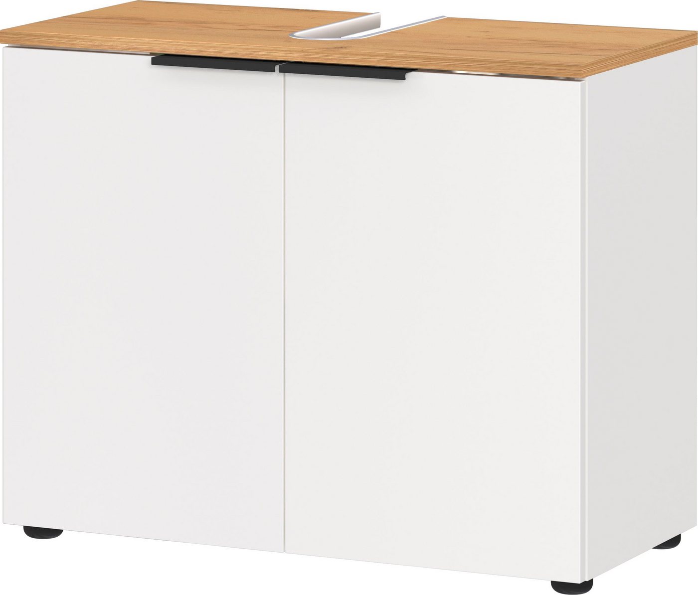 andas Waschbeckenunterschrank Majtum mit Siphonausschnitt, Türen mit Soft-Close-Funktion, Breite 70 cm, widerstandsfähige Oberfläche, Made in Germany andas Waschbeckenunterschrank Majtum mit Siphonausschnitt, Türen mit Soft-Close-Funktion, Breite 70 cm, widerstandsfähige Oberfläche, Made in Germany von andas