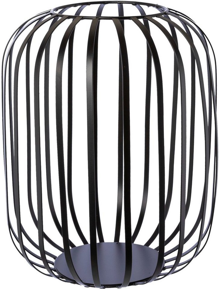 andas Windlicht Dilja, Stumpenkerzenhalter aus Metall (1 St), Kerzenhalter im minimalistischen Design von andas