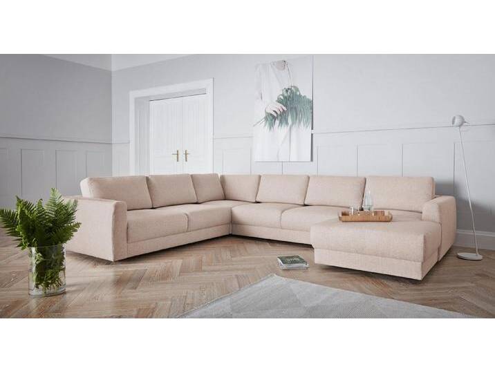 andas Wohnlandschaft Hobro U-Form, in 3 Bezugsqualitäten in vielen Farben, Design by Morten Georgsen, beige, beige andas Wohnlandschaft Hobro U-Form, in 3 Bezugsqualitäten in vielen Farben, Design by Morten Georgsen, beige, beige von andas