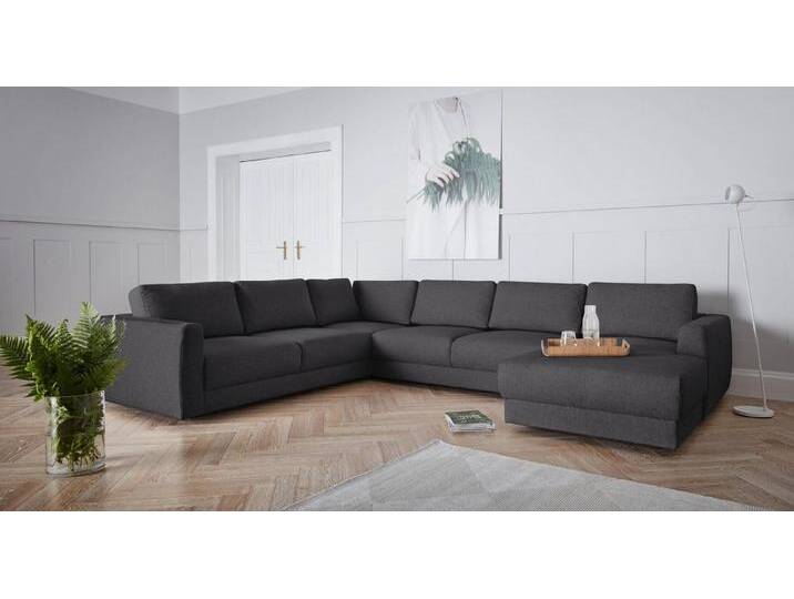 andas Wohnlandschaft Hobro U-Form, in 3 Bezugsqualitäten in vielen Farben, Design by Morten Georgsen, grau, anthrazit andas Wohnlandschaft Hobro U-Form, in 3 Bezugsqualitäten in vielen Farben, Design by Morten Georgsen, grau, anthrazit von andas