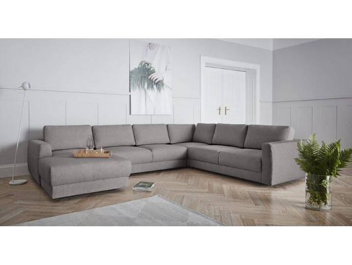 andas Wohnlandschaft Hobro U-Form, in 3 Bezugsqualitäten in vielen Farben, Design by Morten Georgsen, grau, hellgrau andas Wohnlandschaft Hobro U-Form, in 3 Bezugsqualitäten in vielen Farben, Design by Morten Georgsen, grau, hellgrau von andas