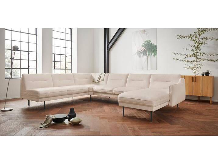 andas Wohnlandschaft Nordfyn U-Form, edles Design in 3 Bezugsqualitäten, Design by Morten Georgsen, beige, elfenbein andas Wohnlandschaft Nordfyn U-Form, edles Design in 3 Bezugsqualitäten, Design by Morten Georgsen, beige, elfenbein von andas
