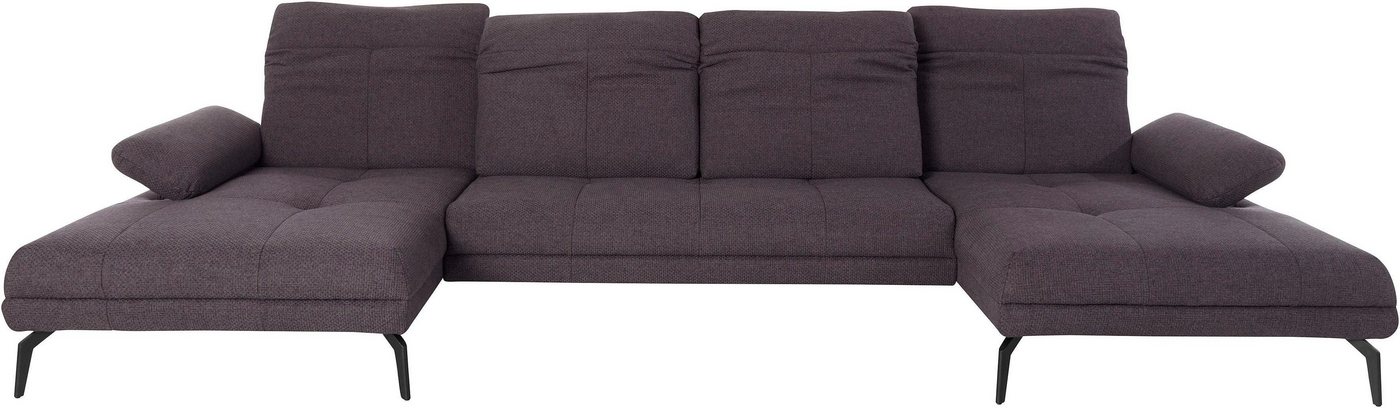 andas Wohnlandschaft Stenlille Multifunktions-Sofa, U-Form, incl. Sitztiefen-, Kopfteil- und Armteilverstellung von andas