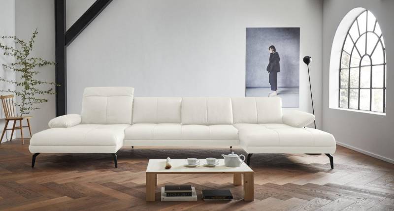 andas Wohnlandschaft Stenlille Multifunktions-Sofa, U-Form, incl. Sitztiefen-, Kopfteil- und Armteilverstellung von andas
