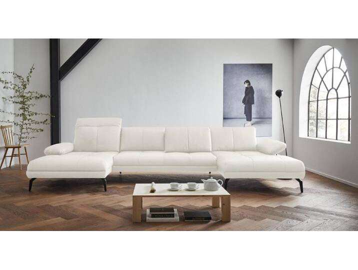 andas Wohnlandschaft Stenlille Multifunktions-Sofa, U-Form, incl. Sitztiefen-, Kopfteil- und Armteilverstellung, beige von andas