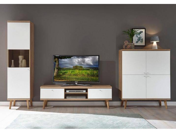 andas Wohnwand Merle, (Set, 3-St), braun von andas