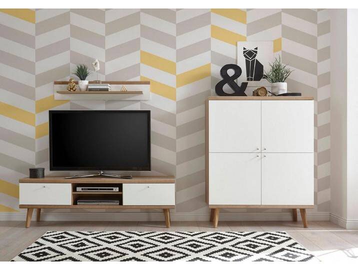 andas Wohnwand Merle, (Set, 3-St), braun von andas