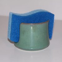 Moosgrüner Keramik Schwammhalter | Auf Bestellung Gefertigt von andersenpottery