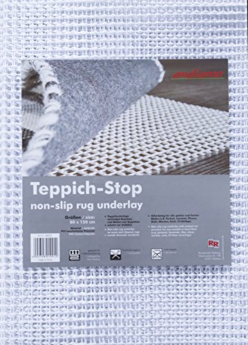 andiamo Teppich Stop Antirutschmatte für Teppich - rutschfeste Unterlage, um ein Verrutschen des Teppichs zu verhindern - Teppich Antirutschunterlage 80 x 150 cm von andiamo