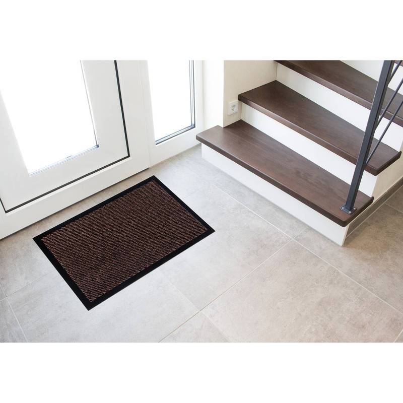home24 Fußmatte Easy 80 x 20cm Braun/Braun von home24
