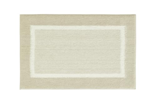 andiamo Badematte rutschfest Maui - Badezimmerteppich weich und flauschig - Duschvorleger für Badezimmer Badteppich rutschfest waschbar 40 x 60 cm Beige andiamo Badematte rutschfest Maui - Badezimmerteppich weich und flauschig - Duschvorleger für Badezimmer Badteppich rutschfest waschbar 40 x 60 cm Beige von andiamo