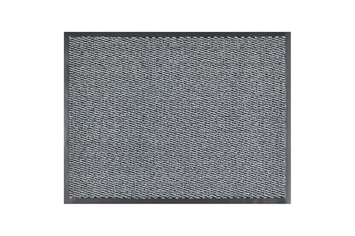 andiamo Fußmatte Easy - Schmutzfangmatte für den Hauseingang - flexibel einsetzbar als Türmatte innen, Fußabtreter im überdachten Außenbereich oder als Schuhmatte 80 x 120 cm Hellgrau von andiamo
