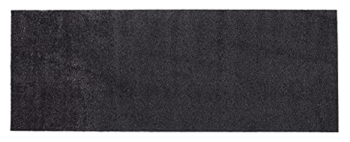 andiamo Fußmatte Samson - Schmutzfangmatte aus Baumwolle für den Hauseingang - einsetzbar als Fußmatte innen, Fußabtreter im überdachten Außenbereich oder als Haustiermatte 67 x 180 cm Anthrazit von andiamo