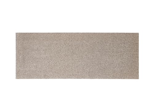 andiamo Fußmatte Samson - Schmutzfangmatte aus Baumwolle für den Hauseingang - einsetzbar als Fußmatte innen, Fußabtreter im überdachten Außenbereich oder als Haustiermatte 67 x 180 cm Hellbeige von andiamo