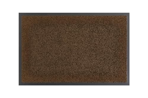 andiamo Fußmatte Verdi - Schmutzfangmatte für den Hauseingang - ideal als Fußmatte innen oder als Fußabtreter im überdachten Außenbereich - Fußabstreifer für Haustür 40 x 60 cm Braun 2 von andiamo