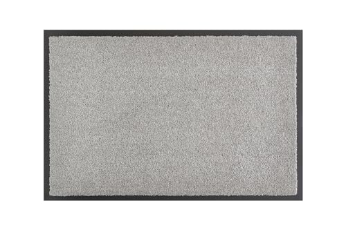 andiamo Fußmatte Verdi - Schmutzfangmatte für den Hauseingang - ideal als Fußmatte innen oder als Fußabtreter im überdachten Außenbereich - Fußabstreifer für Haustür 40 x 60 cm Silber von andiamo