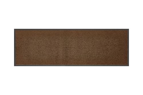 andiamo Fußmatte Verdi - Schmutzfangmatte für den Hauseingang - ideal als Fußmatte innen oder als Fußabtreter im überdachten Außenbereich - Fußabstreifer für Haustür 60 x 180 cm Braun 2 von andiamo