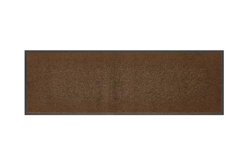 andiamo Fußmatte Verdi - Schmutzfangmatte für den Hauseingang - ideal als Fußmatte innen oder als Fußabtreter im überdachten Außenbereich - Fußabstreifer für Haustür 60 x 180 cm Braun 2 von andiamo